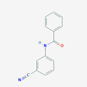 molecular formula C14H10N2O B168851 N-(3-cyanophenyl)benzamide CAS No. 141990-91-2