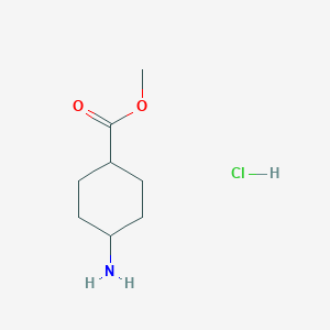 molecular formula C8H16ClNO2 B168856 Methyl trans-4-Aminocyclohexanecarboxylate Hydrochloride CAS No. 100707-54-8