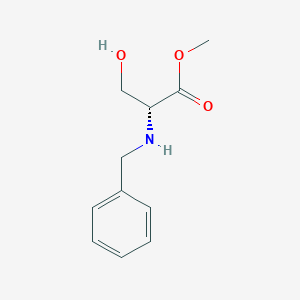 (R)-Methyl 2-(benzylamino)-3-hydroxypropanoate