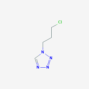 molecular formula C4H7ClN4 B168880 1-(3-Chloropropyl)-1H-tetrazole CAS No. 136609-56-8
