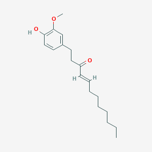 molecular formula C19H28O3 B168885 (8)-姜酚 CAS No. 104186-07-4