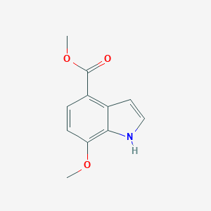 molecular formula C11H11NO3 B168886 7-甲氧基-1H-吲哚-4-甲酸甲酯 CAS No. 153276-72-3