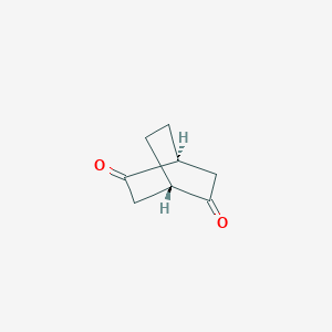 molecular formula C8H10O2 B168902 (1S,4S)-双环[2.2.2]辛烷-2,5-二酮 CAS No. 177931-43-0