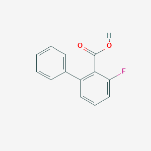 molecular formula C13H9FO2 B168917 6-Fluoro-2-phenylbenzoic acid CAS No. 1841-56-1
