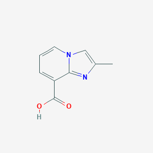 molecular formula C9H8N2O2 B168938 2-甲基咪唑并[1,2-a]吡啶-8-羧酸 CAS No. 133427-10-8