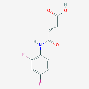 molecular formula C10H7F2NO3 B168951 4-(2,4-Difluoroanilino)-4-oxobut-2-enoic acid CAS No. 198077-70-2