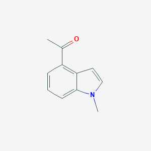 molecular formula C11H11NO B168952 1-(1-Methyl-1H-indol-4-yl)ethanone CAS No. 120160-29-4