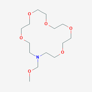 molecular formula C14H29NO6 B168955 16-(Methoxymethyl)-1,4,7,10,13-pentaoxa-16-azacyclooctadecane CAS No. 156731-05-4
