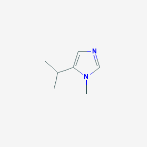 molecular formula C7H12N2 B168958 5-Isopropyl-1-methyl-1H-imidazole CAS No. 196304-02-6