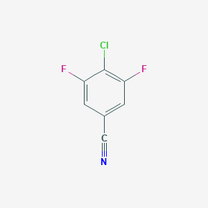 molecular formula C7H2ClF2N B168964 4-Chloro-3,5-difluorobenzonitrile CAS No. 144797-57-9