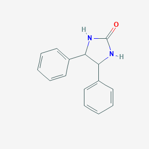molecular formula C15H14N2O B168988 4,5-Diphenyl-2-imidazolidinone CAS No. 100820-83-5