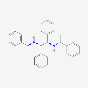 molecular formula C30H32N2 B168989 (1S,2S)-N,N'-Bis[(1R)-1-phenylethyl]-1,2-diphenylethylenediamine CAS No. 156730-49-3