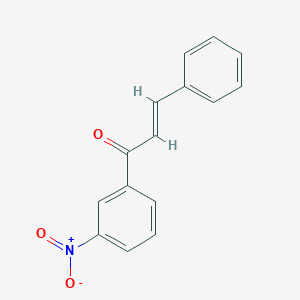 molecular formula C15H11NO3 B169006 1-(3-Nitrophenyl)-3-phenylprop-2-en-1-one CAS No. 16619-21-9