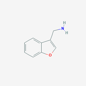 molecular formula C9H9NO B169018 3-(氨甲基)苯并呋喃 CAS No. 165735-63-7