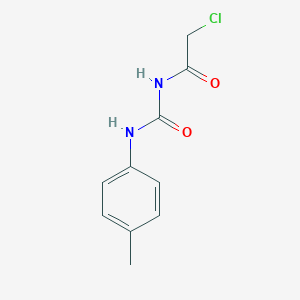 molecular formula C10H11ClN2O2 B169050 N-(氯乙酰)-N'-(4-甲基苯基)脲 CAS No. 13558-77-5