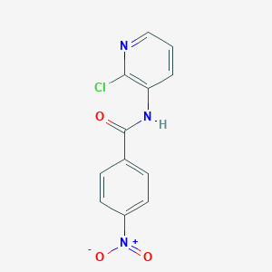 molecular formula C12H8ClN3O3 B169069 N-(2-chloropyridin-3-yl)-4-nitrobenzamide CAS No. 121311-55-5