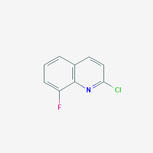 molecular formula C9H5ClFN B169070 2-Chloro-8-fluoroquinoline CAS No. 124467-23-8