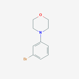molecular formula C10H12BrNO B169072 4-(3-Bromophenyl)morpholine CAS No. 197846-82-5