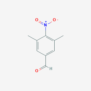 molecular formula C9H9NO3 B169075 3,5-Dimethyl-4-nitrobenzaldehyde CAS No. 18515-18-9