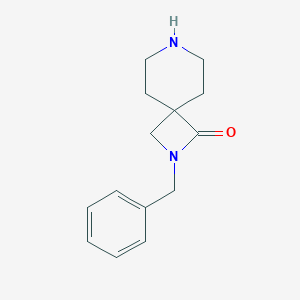 molecular formula C14H18N2O B169081 2-Benzyl-2,7-diazaspiro[3.5]nonan-1-one CAS No. 155600-90-1