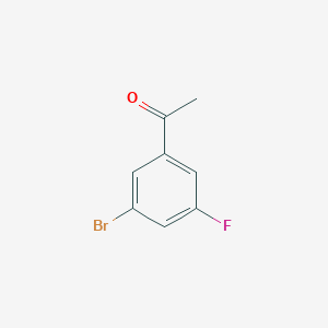 molecular formula C8H6BrFO B169089 1-(3-溴-5-氟苯基)乙酮 CAS No. 105515-20-6