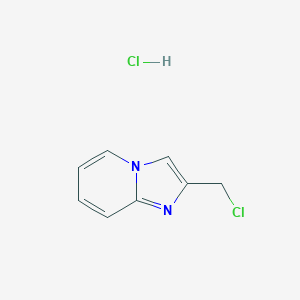 molecular formula C8H8Cl2N2 B169090 2-(氯甲基)咪唑并[1,2-a]吡啶盐酸盐 CAS No. 112230-20-3