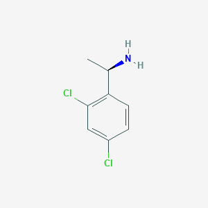molecular formula C8H9Cl2N B169092 (R)-1-(2,4-二氯苯基)乙胺 CAS No. 133773-29-2
