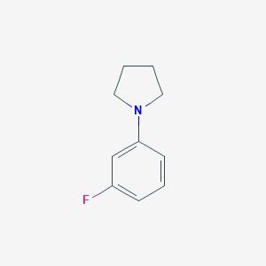 molecular formula C10H12FN B169096 1-(3-氟苯基)吡咯烷 CAS No. 139909-17-4