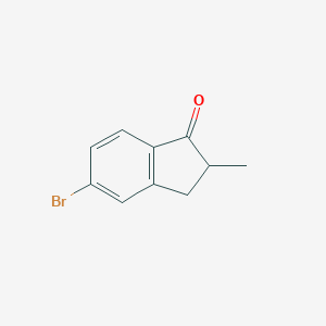 B169099 5-Bromo-2-methyl-2,3-dihydro-1H-inden-1-one CAS No. 104107-22-4