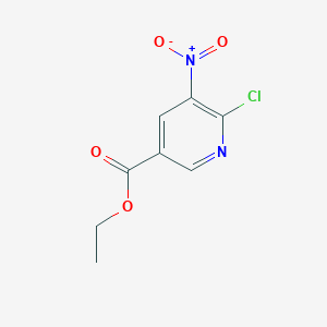 molecular formula C8H7ClN2O4 B169116 6-氯-5-硝基烟酸乙酯 CAS No. 171876-22-5