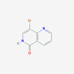 molecular formula C8H5BrN2O B169120 8-溴-1,6-萘啶-5(6H)-酮 CAS No. 155057-97-9
