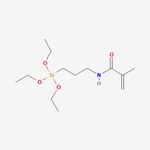 molecular formula C13H27NO4Si B169121 (3-甲基丙烯酰胺基)三乙氧基硅烷 CAS No. 109213-85-6
