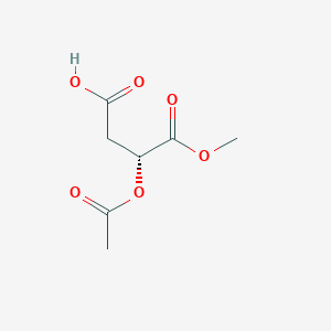 molecular formula C7H10O6 B016913 (3R)-3-(Acetyloxy)-4-methoxy-4-oxobutanoic acid CAS No. 39701-84-3