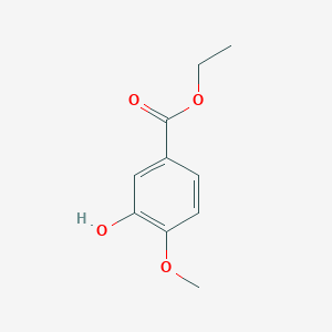 molecular formula C10H12O4 B169132 3-羟基-4-甲氧基苯甲酸乙酯 CAS No. 148527-38-2