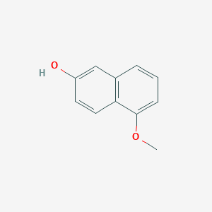 molecular formula C11H10O2 B169139 5-甲氧基萘-2-醇 CAS No. 150712-57-5