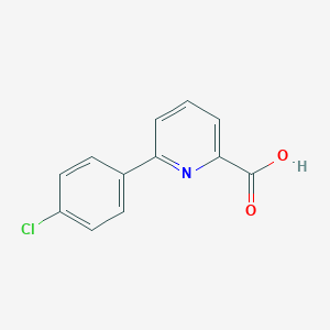 molecular formula C12H8ClNO2 B169141 6-(4-Chlorophenyl)picolinic acid CAS No. 135432-77-8