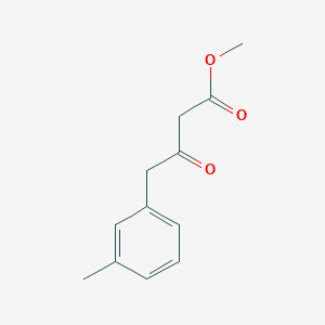 molecular formula C12H14O3 B169146 Methyl 4-(3-methylphenyl)-3-oxobutanoate CAS No. 160921-88-0