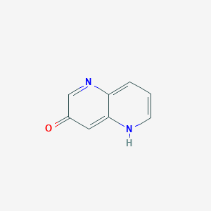 molecular formula C8H6N2O B169152 1,5-Naphthyridin-3-ol CAS No. 14756-78-6