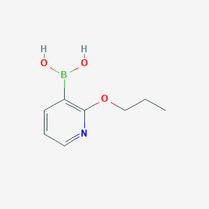 molecular formula C8H12BNO3 B169156 (2-丙氧基吡啶-3-基)硼酸 CAS No. 1218790-85-2