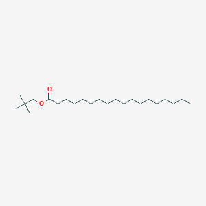 molecular formula C23H46O2 B169157 Octadecanoic acid, 2,2-dimethylpropyl ester CAS No. 102253-41-8