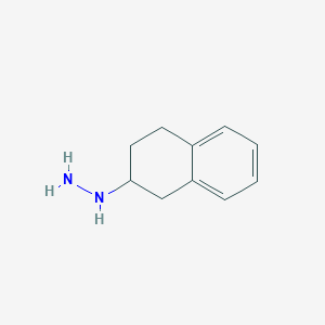 molecular formula C10H14N2 B169158 (1,2,3,4-Tetrahydronaphthalen-2-yl)hydrazine CAS No. 1743-07-3