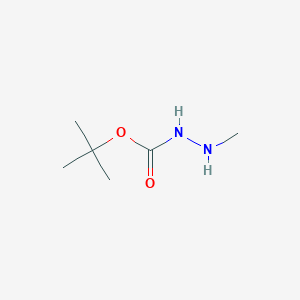 molecular formula C6H14N2O2 B169184 叔丁基 2-甲基肼甲酸酯 CAS No. 127799-54-6