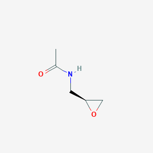 molecular formula C5H9NO2 B169186 乙酰胺，N-[(2S)-氧代烷基]- CAS No. 183805-10-9