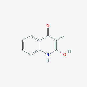 molecular formula C10H9NO2 B169210 4-羟基-3-甲基喹啉-2(1H)-酮 CAS No. 1873-59-2