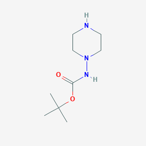 molecular formula C9H19N3O2 B169218 叔丁基哌嗪-1-基氨基甲酸酯 CAS No. 147081-80-9