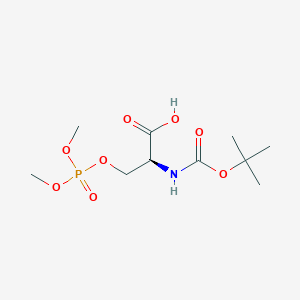 molecular formula C10H20NO8P B016923 Boc-O-dimethylphospho-L-serine CAS No. 109539-01-7