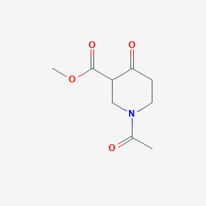 molecular formula C9H13NO4 B169233 1-乙酰基-4-氧代哌啶-3-羧酸甲酯 CAS No. 17038-83-4