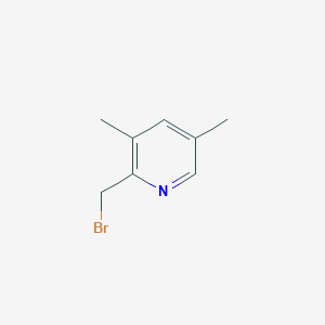 molecular formula C8H10BrN B169234 2-(溴甲基)-3,5-二甲基吡啶 CAS No. 170289-36-8
