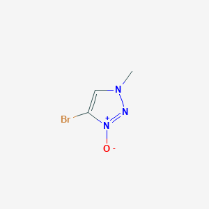 molecular formula C3H4BrN3O B169255 4-Bromo-1-methyl-1H-1,2,3-triazole 3-oxide CAS No. 116932-78-6