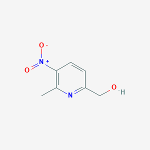 B169265 (6-Methyl-5-nitropyridin-2-yl)methanol CAS No. 13603-40-2